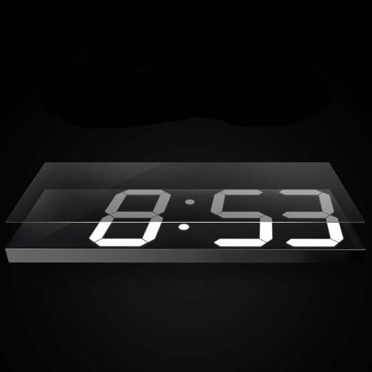 Wall Sticker LED Wall Clock Decorative Clock Creative Acrylic Mirror Clock US Plug, Style:Remote Version Sealed Box(Green Font) - Wall Clock by PMc TechLife | Online Shopping South Africa | PMc TechLife | Buy Now Pay Later Mobicred