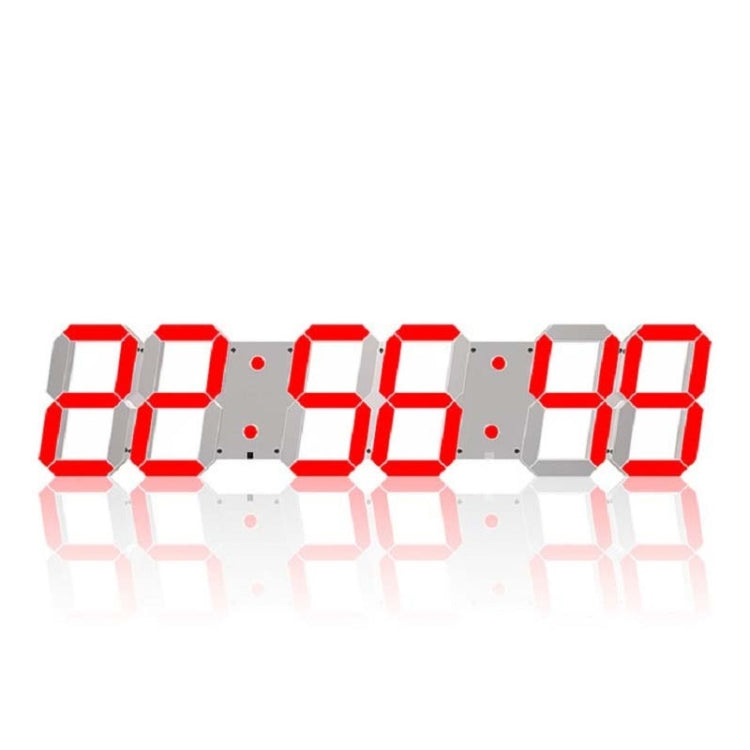 Multifunctional LED Wall Clock Creative Digital Clock, Style:Hollow Remote Control(Red Font) - Wall Clock by PMc TechLife | Online Shopping South Africa | PMc TechLife | Buy Now Pay Later Mobicred