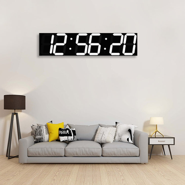 Multifunctional LED Wall Clock Creative Digital Clock, Style:Sealed Box Remote Control(White Font) - free shipping - PMc TechLife - Order now!
