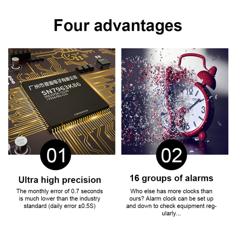 Multifunctional LED Wall Clock Creative Digital Clock, Style:Sealed Box Remote Control(Red Font) - free shipping - PMc TechLife - Order now!