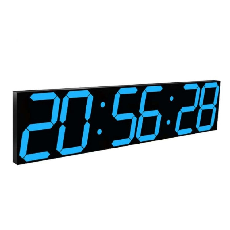 Multifunctional LED Wall Clock Creative Digital Clock, Style:Sealed Box Remote Control(Blue Font) - Wall Clock by PMc TechLife | Online Shopping South Africa | PMc TechLife | Buy Now Pay Later Mobicred