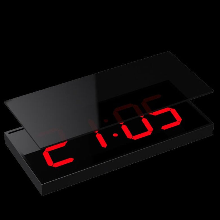 LED Large Screen Digital Electronic Clock Remote Control Double-sided Wall Clock (White) - Wall Clock by PMc TechLife | Online Shopping South Africa | PMc TechLife | Buy Now Pay Later Mobicred