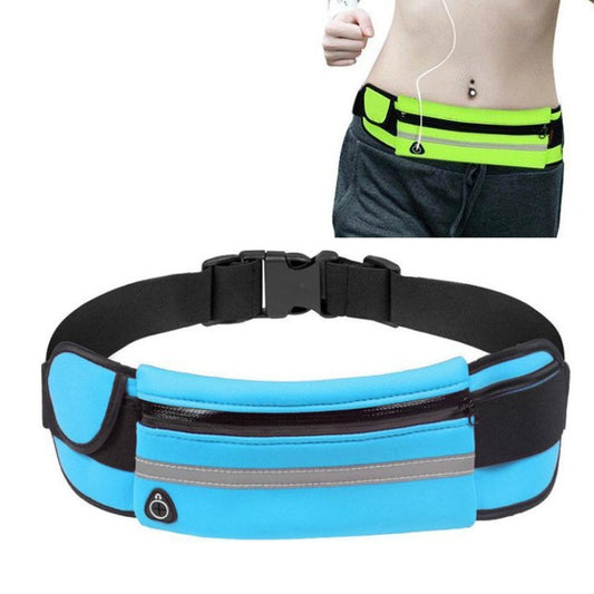 Kettle Pockets Outdoor Sports Mobile Phone Pockets Waist Bag(Sky Blue) - Waist Bags by PMC Jewellery | Online Shopping South Africa | PMC Jewellery | Buy Now Pay Later Mobicred