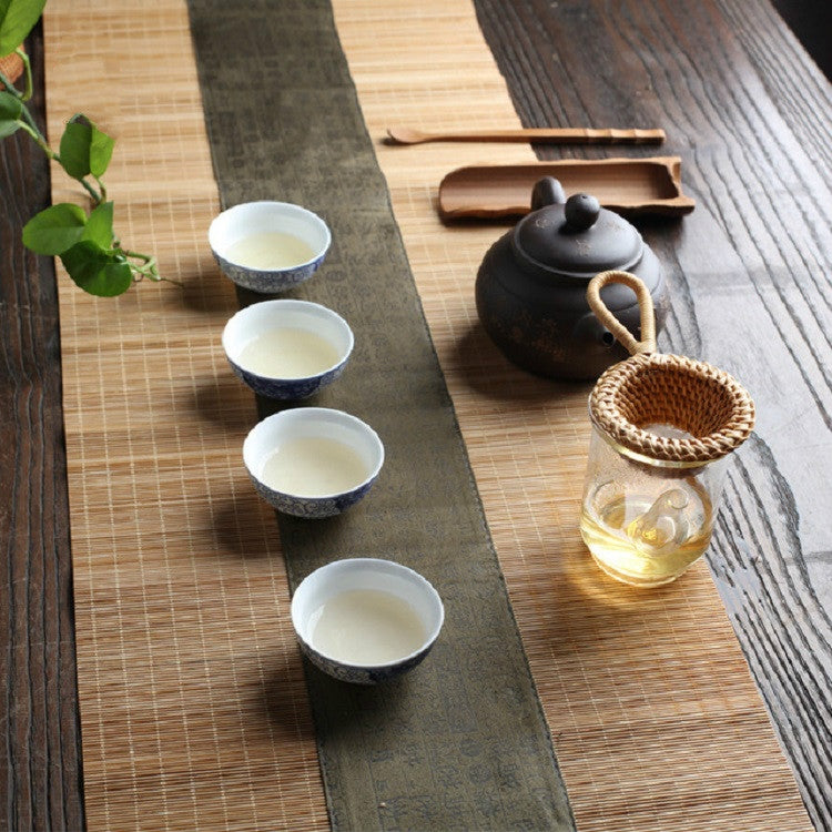 Bamboo Woven Creative Filter Reusable Filter Tea Colander Gadget, Style:Bamboo Woven Tea Leak - Tea Strainers by PMC TechLife | Online Shopping South Africa | PMC TechLife | Buy Now Pay Later Mobicred