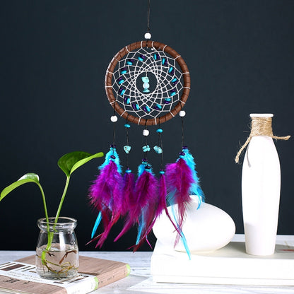 Creative Ethnic Style Hand-Woven Crafts Dream Catcher Home Car Wall Hanging Decoration - Wind Chimes & Hanging Decorations by PMC Jewellery | Online Shopping South Africa | PMC Jewellery