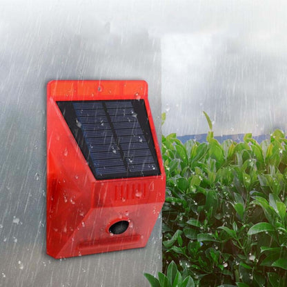 129dB Solar Alarm Light Human Body Induction Remote Control Alarm Farm Anti-theft Drive Object Sound and Light Alarm Light, Style:N911C English - Alarm System by PMC Jewellery | Online Shopping South Africa | PMC Jewellery