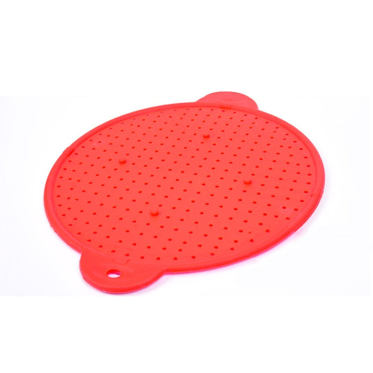 Multifunctional Food Grade Silicone Placemat Creative Kitchenware Heat Insulation Screen Filter(Red) - Filters by PMC TechLife | Online Shopping South Africa | PMC TechLife | Buy Now Pay Later Mobicred