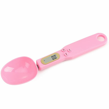 Digital LCD Kitchen Food Weight Measurement Professional Electronic Scale Spoon Scale(Pink) - Kitchen Scales by PMC Jewellery | Online Shopping South Africa | PMC Jewellery | Buy Now Pay Later Mobicred