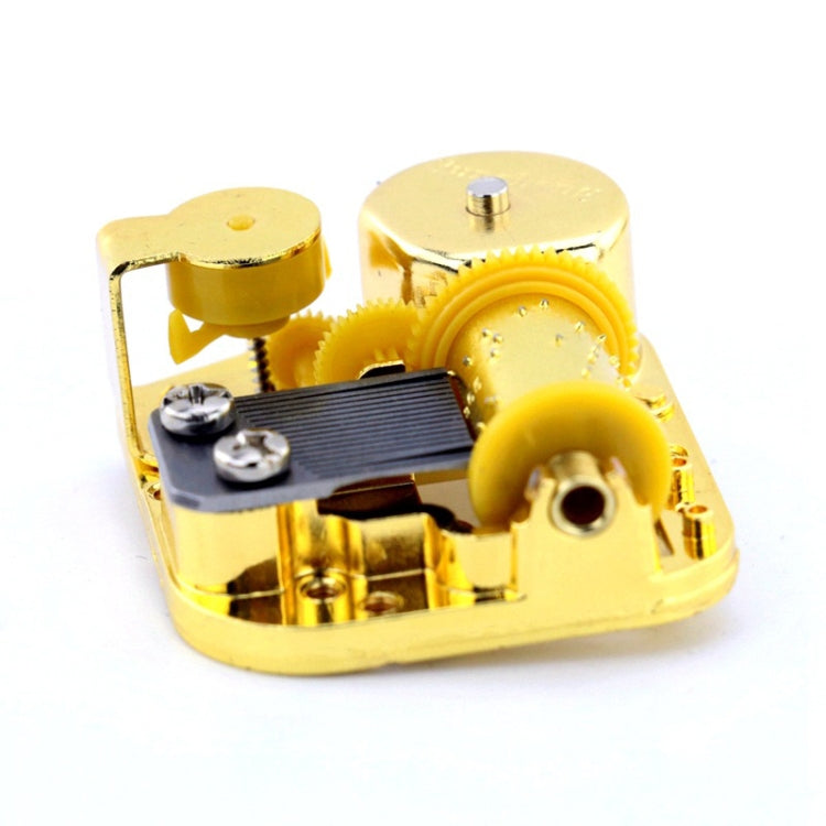 Eight-tone Gold-plated Bar Repair Parts DIY Sky City Paperback Music Box(Canon) - Music Box by PMC Jewellery | Online Shopping South Africa | PMC Jewellery | Buy Now Pay Later Mobicred