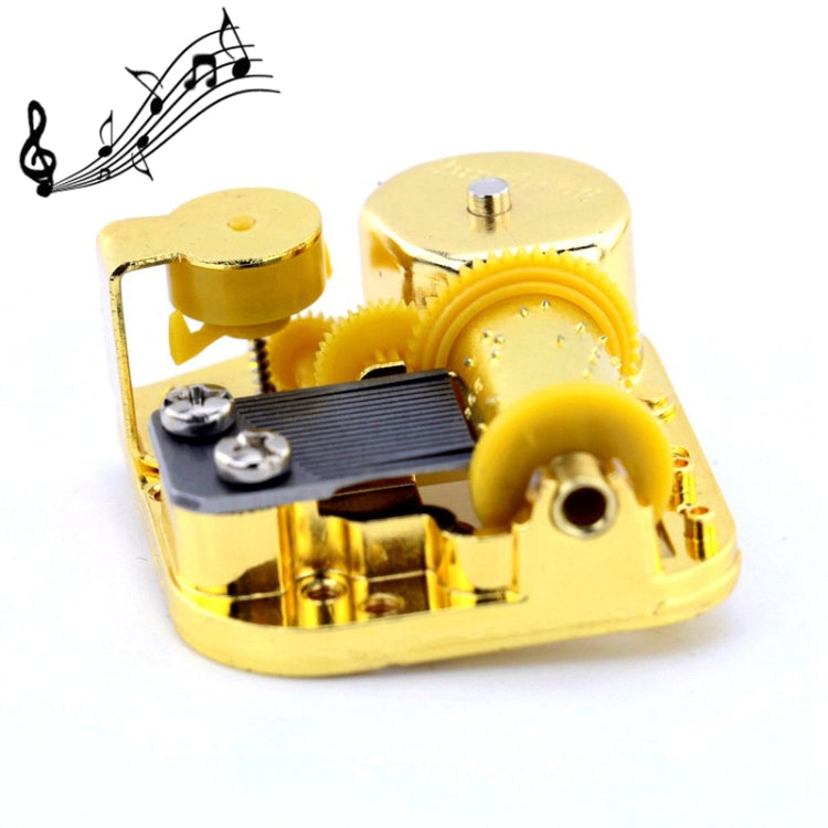 Eight-tone Gold-plated Bar Repair Parts DIY Sky City Paperback Music Box(Fairy Tale) - Music Box by PMC Jewellery | Online Shopping South Africa | PMC Jewellery | Buy Now Pay Later Mobicred