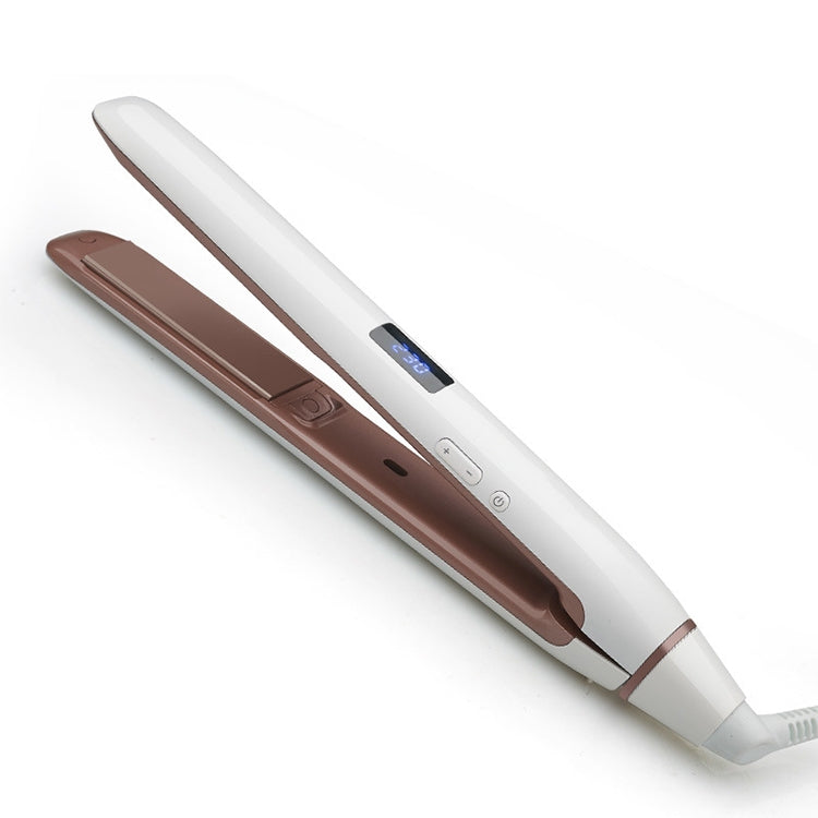 Professional Hair Straightener LED Display Ceramic Coating Plate Ionic Curling Flat Iron(EU 45W) - free shipping - PMC TechLife - Order now!