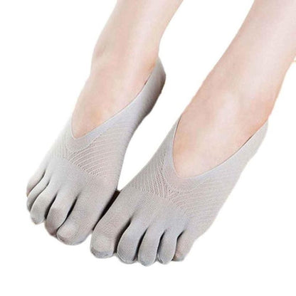 Female Socks Five Toe Sock Slippers Invisibility for Solid Color Crew Socks(Skin Color) - Sailboat Socks by PMC Jewellery | Online Shopping South Africa | PMC Jewellery