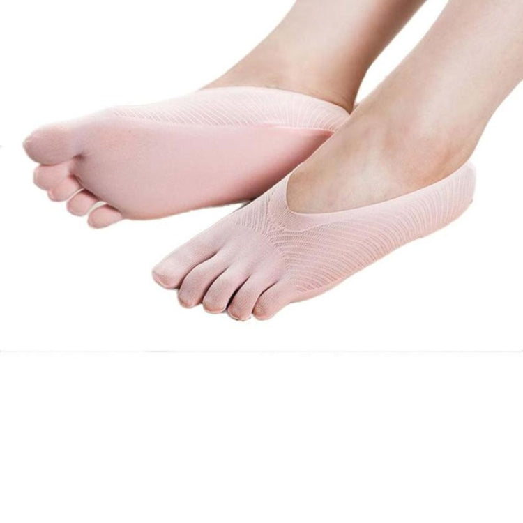 Female Socks Five Toe Sock Slippers Invisibility for Solid Color Crew Socks(Skin Color) - Sailboat Socks by PMC Jewellery | Online Shopping South Africa | PMC Jewellery