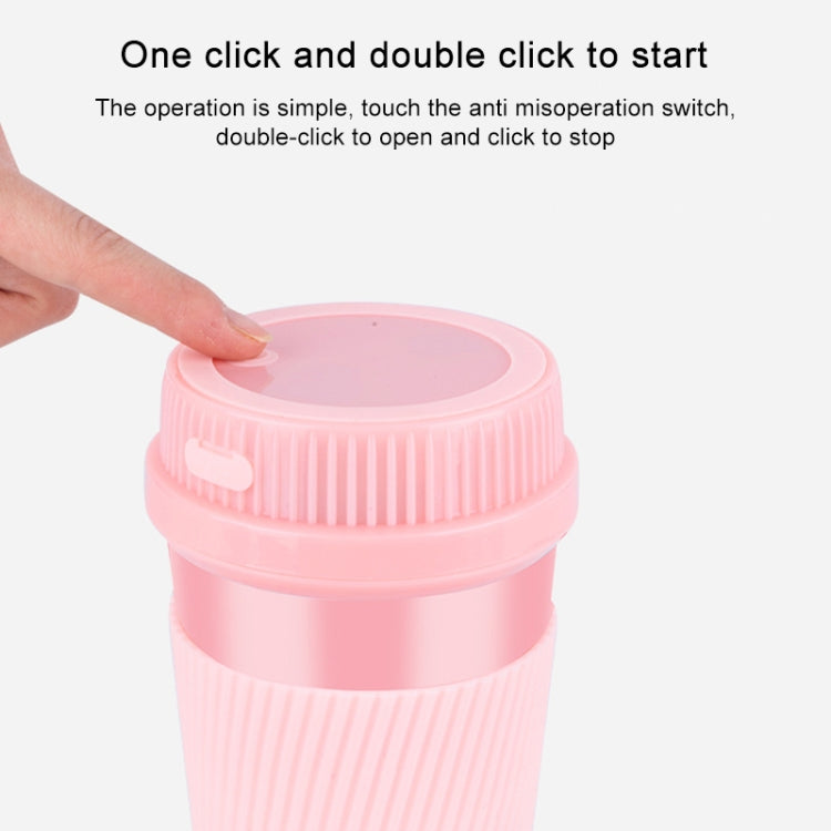 Portable USB Rechargeable Mini Household Electric Fruit Juicer(Pink) - free shipping - PMC TechLife - Order now!