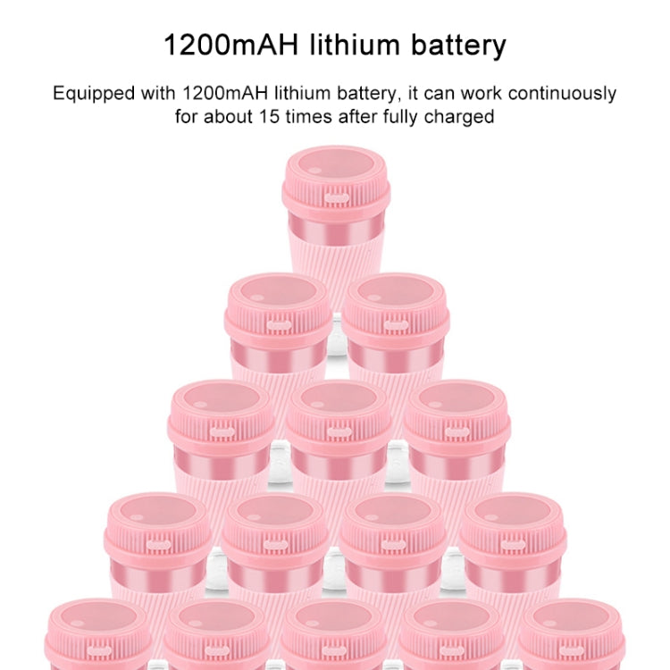 Portable USB Rechargeable Mini Household Electric Fruit Juicer(Pink) - free shipping - PMC TechLife - Order now!
