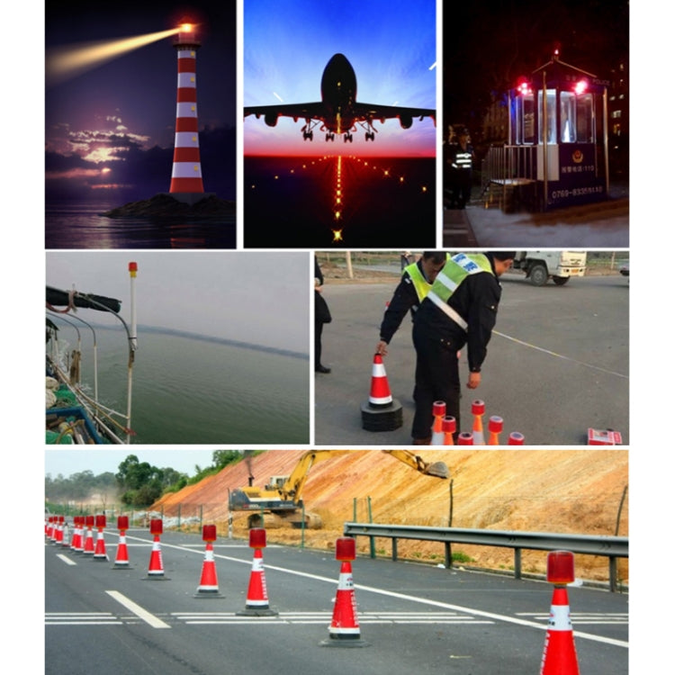 Night Solar Warning Construction Safety Warn Flash Lights Signal Light(Sleeve) - Warning Lights by PMC TechLife | Online Shopping South Africa | PMC TechLife | Buy Now Pay Later Mobicred