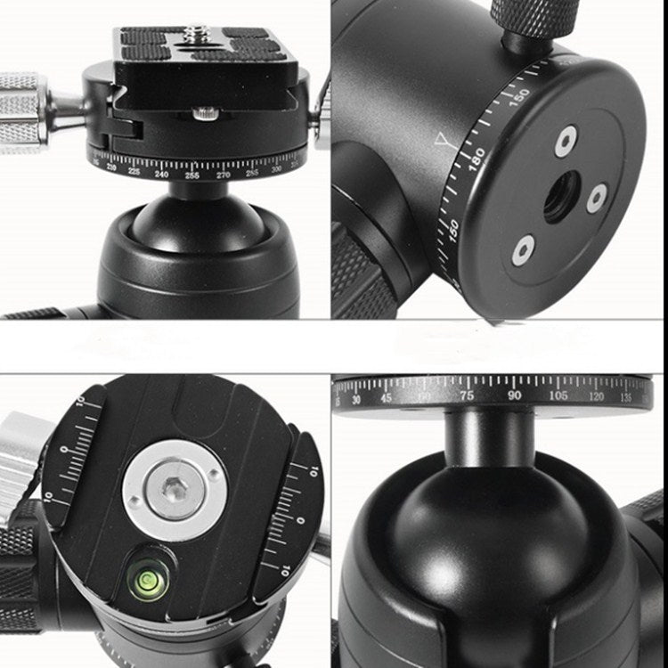 BEXIN 720 Degree Rotation Panoramic Aluminum Alloy Tripod Ball Head with Quick Release Plate - free shipping - PMC TechLife - Order now!