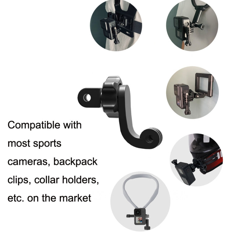 TELESIN Centered Universal Bend Arm Sports Camera Accessories For GoPro HERO11 Black / HERO9 Black / DJI Osmo Action 3 - Holder by PMC Jewellery | Online Shopping South Africa | PMC Jewellery | Buy Now Pay Later Mobicred