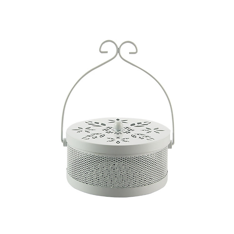 Outdoor Portable Multifunctional Hollow Fireproof Mosquito Coil Box with Lid(White) - Mosquito Coil Tray by PMC Jewellery | Online Shopping South Africa | PMC Jewellery | Buy Now Pay Later Mobicred