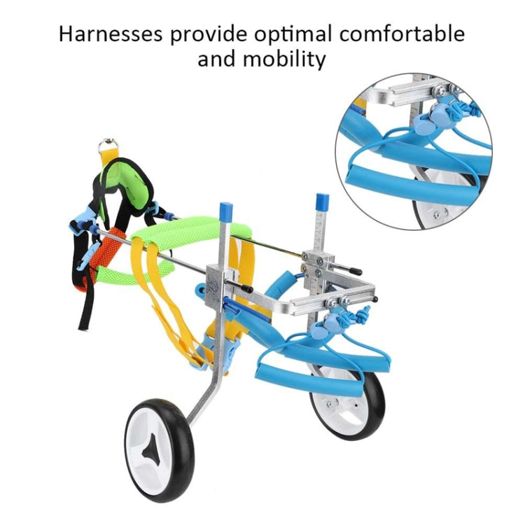 Pet Wheelchair Disabled Dog Old Dog Cat Assisted Walk Car Hind Leg Exercise Car For Dog/Cat Care, Size:XS - Training Aids by PMC Jewellery | Online Shopping South Africa | PMC Jewellery | Buy Now Pay Later Mobicred