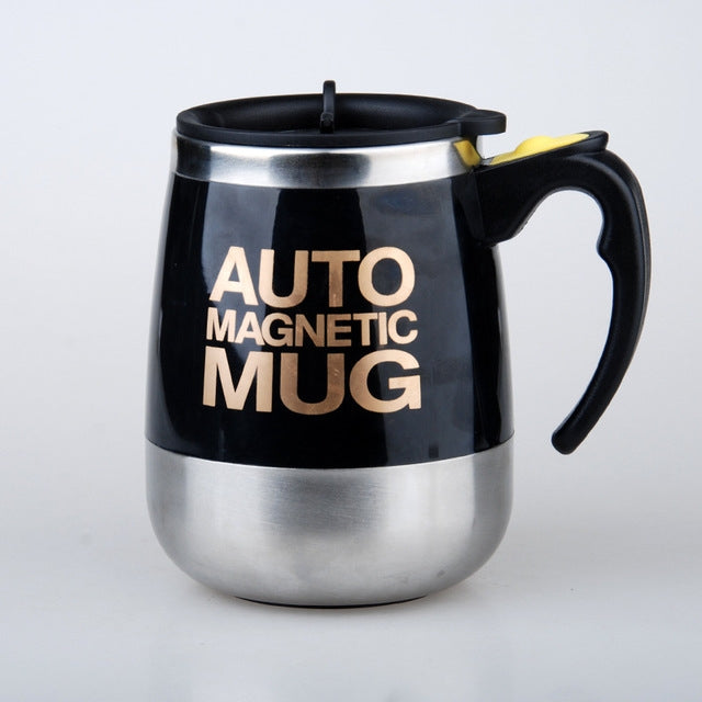 Automatic Mixing Cup Coffee Cup Portable Household Mixer(Black) - free shipping - PMC TechLife - Order now!