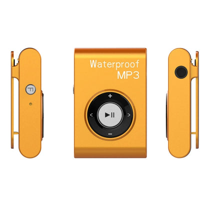 C26 IPX8 Waterproof Swimming Diving Sports MP3 Music Player with Clip & Earphone, Support FM, Memory:8GB(Orange) - MP3 Player by PMC Jewellery | Online Shopping South Africa | PMC Jewellery | Buy Now Pay Later Mobicred