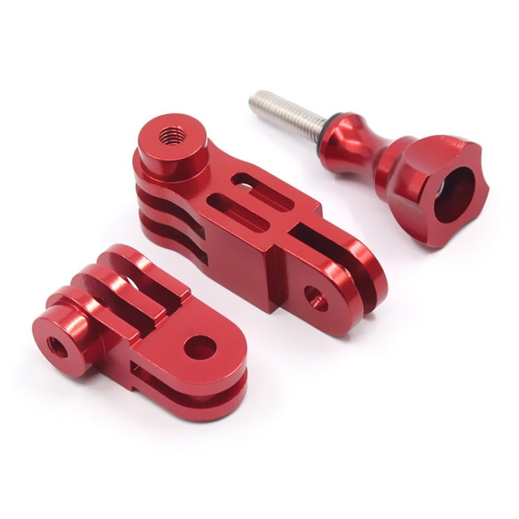 Action Camera Universal Aluminum Alloy Three-way Adjustment Arm 360 Degree Adapter(Red) - Connection Mount by PMC Jewellery | Online Shopping South Africa | PMC Jewellery | Buy Now Pay Later Mobicred