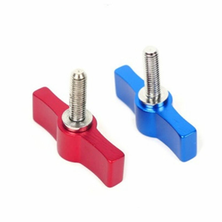 10PCS T-shaped Screw Multi-directional Adjustment Hand Screw Aluminum Alloy Handle Screw, Specification:M5(Red) - Screws by PMC Jewellery | Online Shopping South Africa | PMC Jewellery | Buy Now Pay Later Mobicred