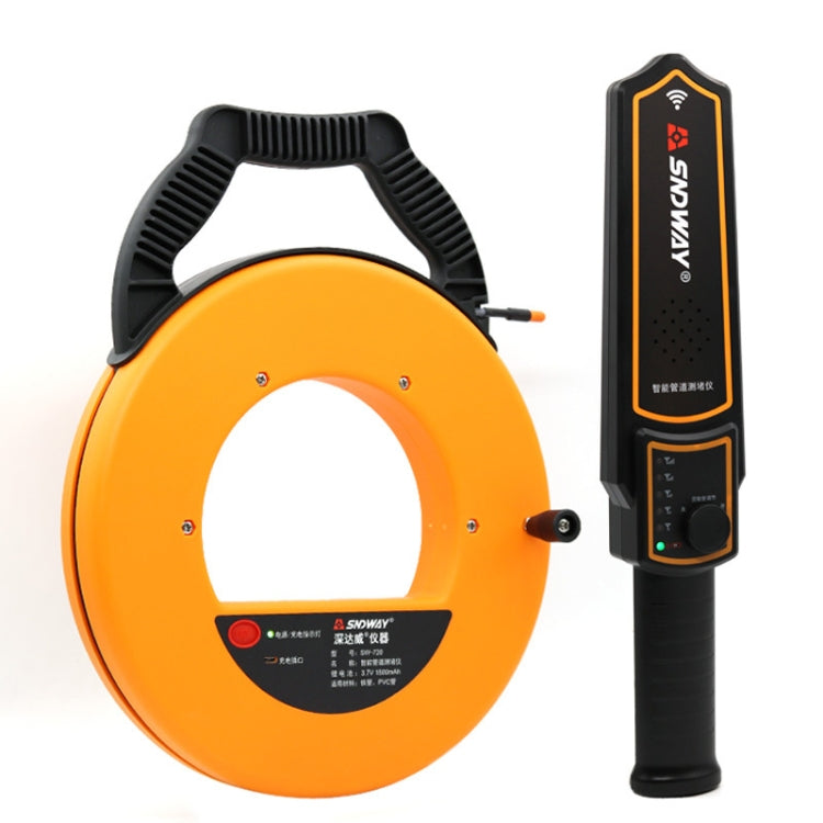 SNDWAY Pipe Scanner Thickness PVC Pipe Blockage Width Measuring Instrument, Specification:SW720 Standard (20 meters) - free shipping - PMC Jewellery - Order now!