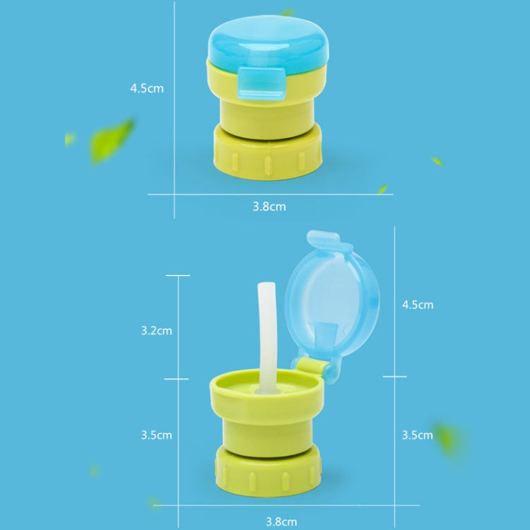 Children Portable Bottled Drinks Anti-overflow Anti-squash Replacement Straw Cap(Blue) - Drinking Tools by PMc TechLife | Online Shopping South Africa | PMc TechLife | Buy Now Pay Later Mobicred
