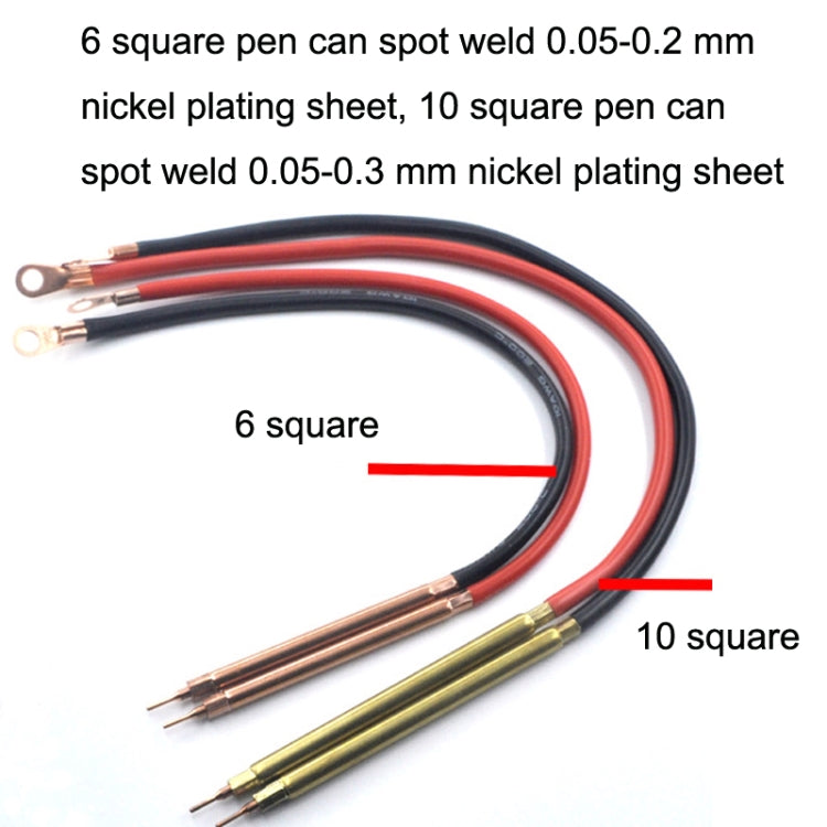 Compatible Version 12V Digital Display DIY Battery Spot Welding Machine Pen Control, Style:10 Square Pen With Case - Others by PMC TechLife | Online Shopping South Africa | PMC TechLife | Buy Now Pay Later Mobicred