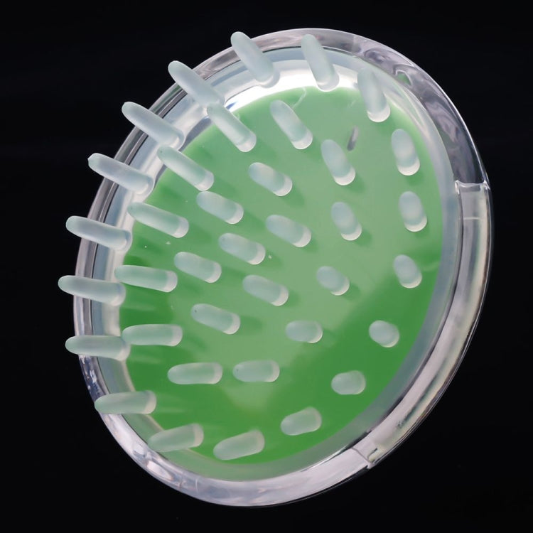Household Head Hand-held Silicone PVC Massage Brush(Green) - free shipping - PMC TechLife - Order now!