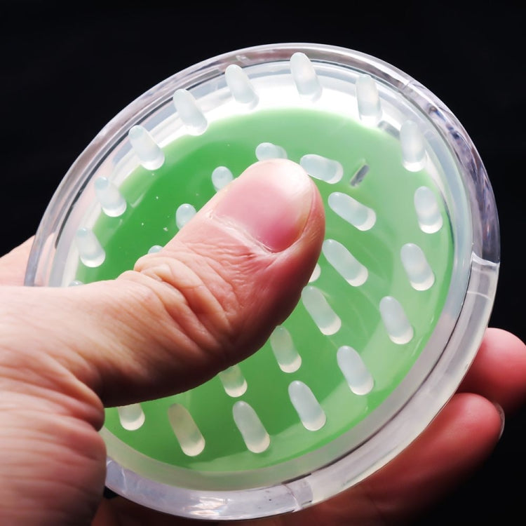 Household Head Hand-held Silicone PVC Massage Brush(Green) - free shipping - PMC TechLife - Order now!
