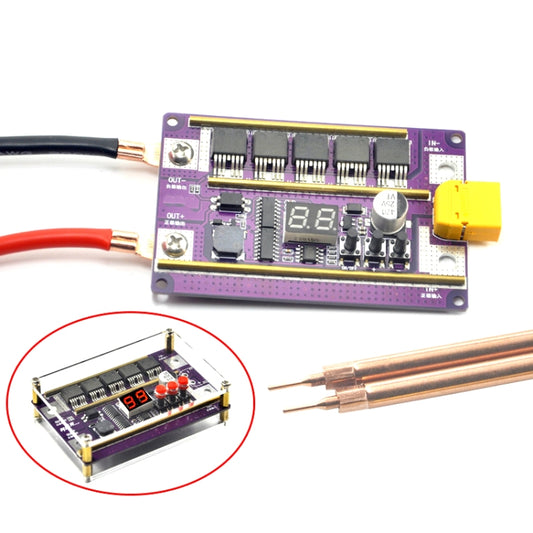 Model Airplane Battery Version 12V Digital Display DIY Battery Spot Welding Machine Pen Control, Style:6 Square Pen With Case - Others by PMC Jewellery | Online Shopping South Africa | PMC Jewellery | Buy Now Pay Later Mobicred