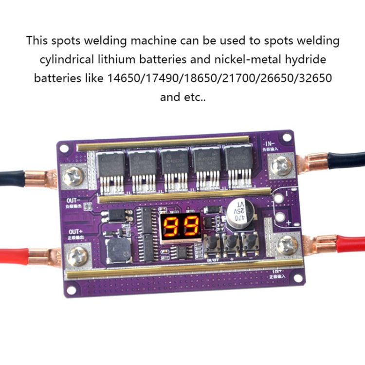 Lead-Acid Battery Version 12V Digital Display DIY Battery Spot Welding Machine Pen Control, Style:10 Square Pen - Others by PMC TechLife | Online Shopping South Africa | PMC TechLife | Buy Now Pay Later Mobicred