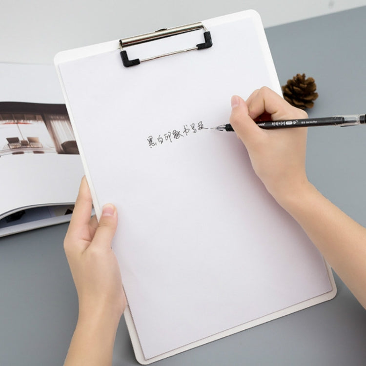 Simple File Board Folder Student Writing Board Paper Clip Restaurant Menu Folder(A6 Black) - free shipping - PMC TechLife - Order now!