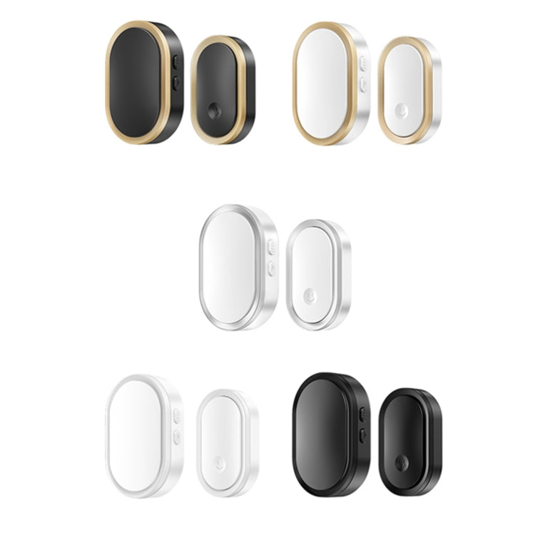 CACAZI A99 Home Smart Remote Control Doorbell Elderly Pager, Style:US Plug(Golden) - Wireless Doorbell by CACAZI | Online Shopping South Africa | PMC Jewellery | Buy Now Pay Later Mobicred