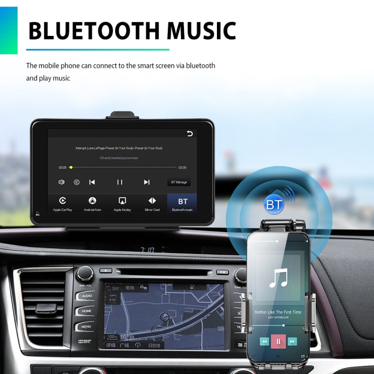 A3135 7 Inch HD Wired Smart Screen With Wireless CarPlay + Android Auto + Android With With 16G Memory Card - Car MP3 & MP4 & MP5 by PMC TechLife | Online Shopping South Africa | PMC TechLife | Buy Now Pay Later Mobicred