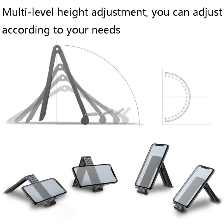 Oatsbasf 03040 Metal Mini Notebook Stand Aluminum Alloy Computer Cooling Folding Bracket(Grey) - free shipping - PMC Jewellery - Order now!