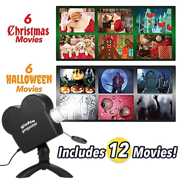 Christmas Halloween Laser Projector Mini Window Home Theater Projector, Plug Type:AU Plug - Mini Projector by PMC Jewellery | Online Shopping South Africa | PMC Jewellery | Buy Now Pay Later Mobicred