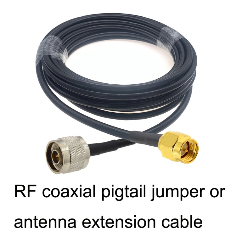 SMA Male to N Male RG58 Coaxial Adapter Cable, Cable Length:10m - Connectors by PMC Jewellery | Online Shopping South Africa | PMC Jewellery | Buy Now Pay Later Mobicred