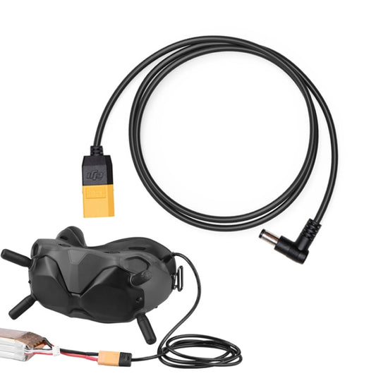 Original DJI FPV Goggles/Goggles V2 Power Cable XT60  To DC Line, Cable Length 1.25m - Other Accessories by DJI | Online Shopping South Africa | PMC Jewellery | Buy Now Pay Later Mobicred