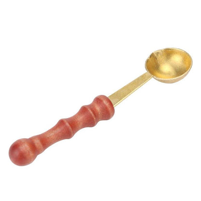 Retro Seal Fire Paint Seal Spoon Wooden Melting Wax Dedicated Measuring Spoon - Gadgets by PMC Jewellery | Online Shopping South Africa | PMC Jewellery | Buy Now Pay Later Mobicred