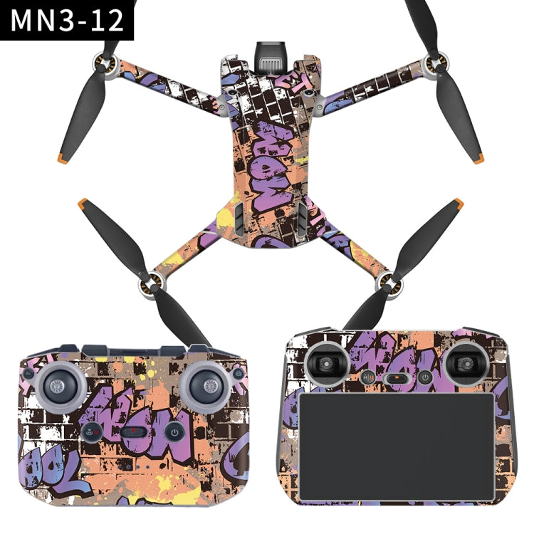 Full Surround Style Waterproof  Sticker For DJI Mini 3 Pro RC With Screen Version(Mn3-12) - Stickers by PMC Jewellery | Online Shopping South Africa | PMC Jewellery | Buy Now Pay Later Mobicred