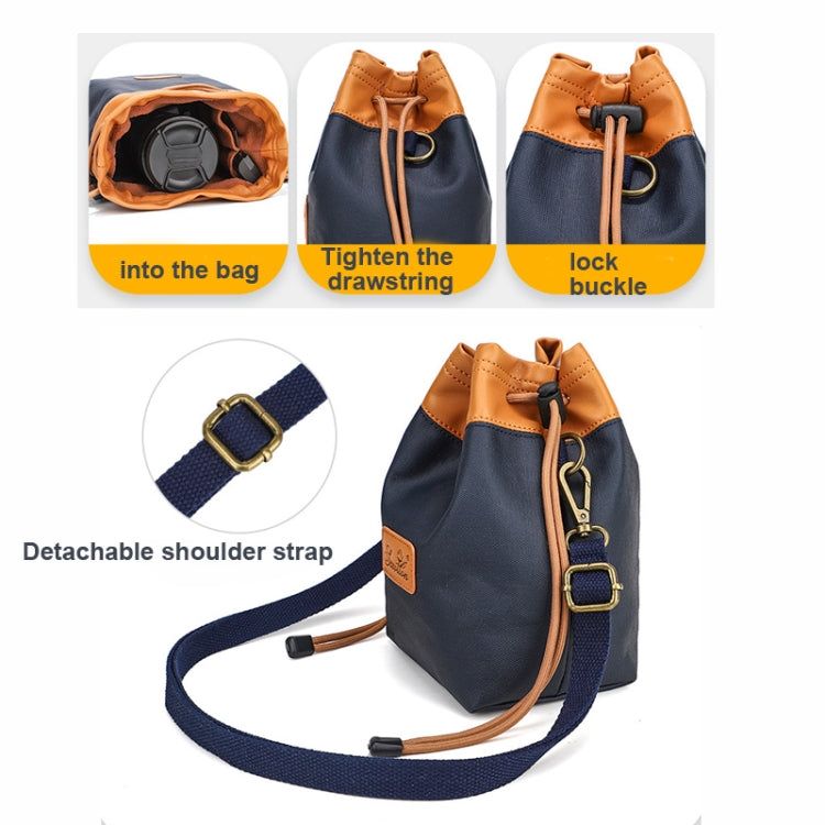 S.C.COTTON Camera Lens Protection Bag Liner Bag Waterproof Camera Storage Bag, Size: S(Gray) - Soft Bag by S.C.COTTON | Online Shopping South Africa | PMC TechLife | Buy Now Pay Later Mobicred