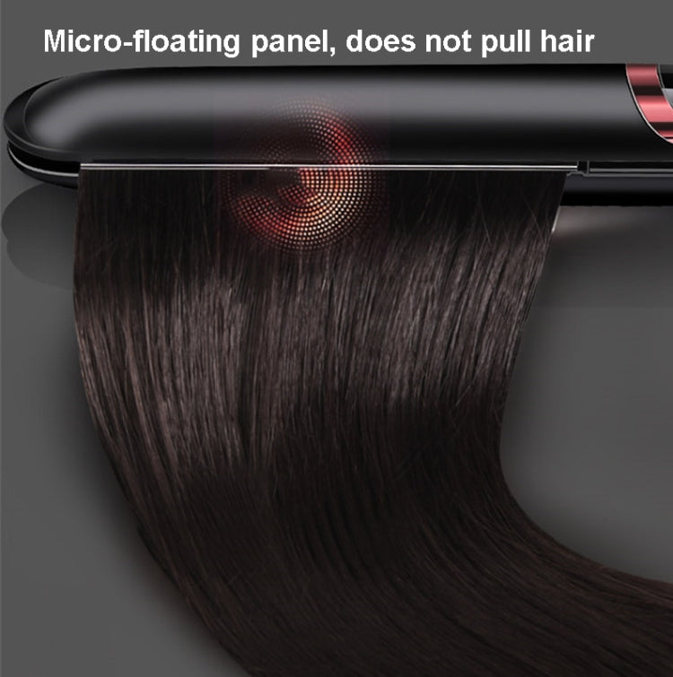 35W 2 In 1 Curling and Straightening Dual-use Electric Splin,Specification: EU Plug(Black) - free shipping - PMC TechLife - Order now!