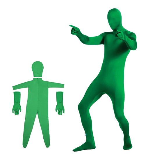 Photo Stretchy Body Green Screen Suit Video Chroma Key Tight Suit, Size: 160cm(Green Split) - Other by PMC Jewellery | Online Shopping South Africa | PMC Jewellery | Buy Now Pay Later Mobicred