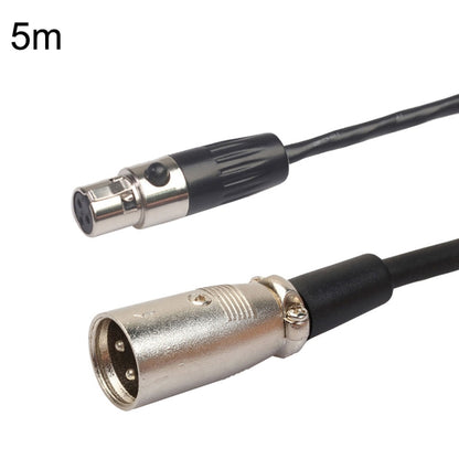 Xlrmini Caron Male To Mini Female Balancing Cable For 48V Sound Card Microphone Audio Cable, Length:5m - Microphone Audio Cable & Connector by PMC Jewellery | Online Shopping South Africa | PMC Jewellery | Buy Now Pay Later Mobicred