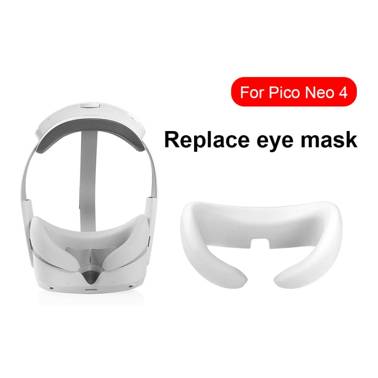 For Pico Neo 4 Silicone VR Glasses Eye Mask Face Eye Pad(Blue) - VR Accessories by PMC Jewellery | Online Shopping South Africa | PMC Jewellery | Buy Now Pay Later Mobicred