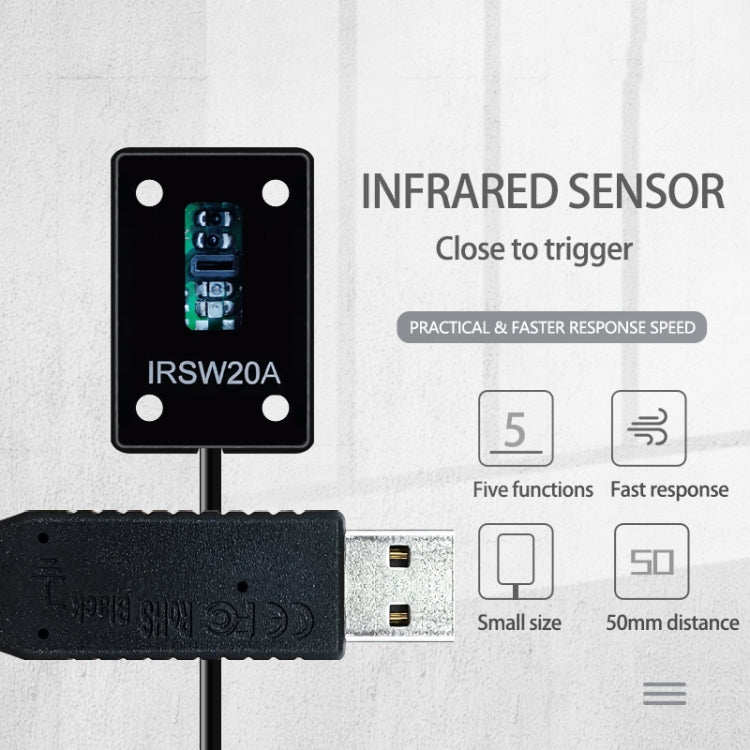 Pcsensor IRSW20A USB Switch Programming Keyboard Mouse Automatic Scanner Proximity Sensor - free shipping - PMC Jewellery - Order now!